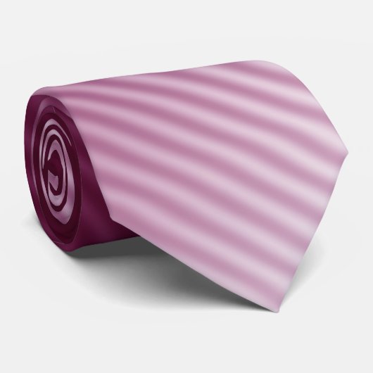 Gradient Cool Stylish Modern Stripe Muster Krawatte (Gerollt)