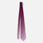 Gradient Cool Stylish Modern Stripe Muster Krawatte (Rückseite)