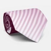 Gradient Cool Stylish Modern Stripe Muster Krawatte (Gerollt)