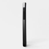Gradient Cool Stylish Trendy Black & White Streife Case-Mate iPhone Hülle (Hinten/Links)
