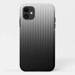 Gradient Cool Stylish Trendy Black & White Streife Case-Mate iPhone Hülle