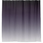 Gradient Cool Stylish Trendy Eggplant Blue Stripes Duschvorhang (Vorderseite)