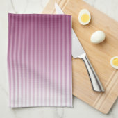 Gradient Cool Stylish Trendy Red Stripe Muster Geschirrtuch (Viertel Falte)