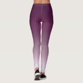 Gradient Cool Stylish Trendy Stripe Muster Leggings (Rückseite)