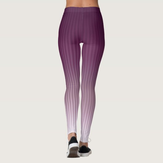 Gradient Cool Stylish Trendy Stripe Muster Leggings (Rückseite)