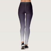 Gradient Cool Stylish Trendy Stripe Muster Leggings (Rückseite)