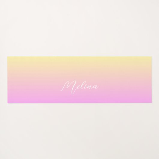 Gradient Customizer name Yogamatte (Rückseite (Horizontal))