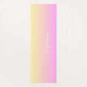 Gradient Customizer name Yogamatte (Rückseite)