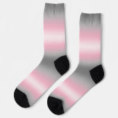 Gradient Demigirl Pride Flag Socken (Linkes Detail)