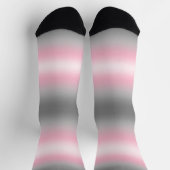 Gradient Demigirl Pride Flag Socken (Oben)
