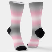 Gradient Demigirl Pride Flag Socken (Gewinkelt)