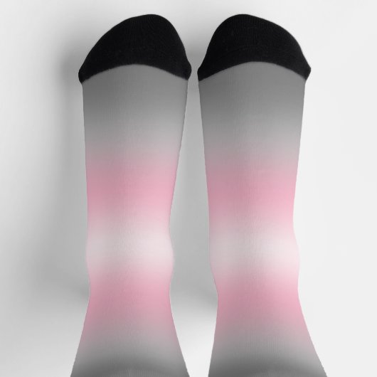 Gradient Demigirl Pride Flag Socken (Oben)