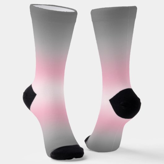 Gradient Demigirl Pride Flag Socken (Gewinkelt)