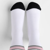 Gradient-Demigirl-Stolzflagge Socken (Oben)