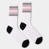Gradient-Demigirl-Stolzflagge Socken (Rechts)