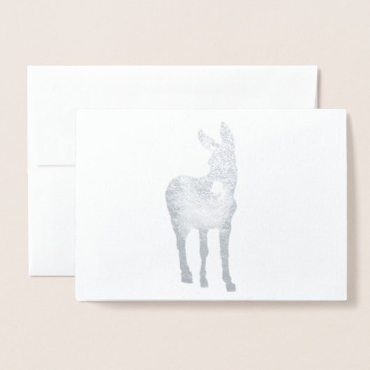 Gradient Donkey Folienkarte (Vorderseite mit Umschlag)