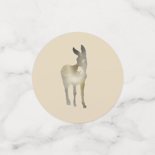 Gradient Donkey Konfetti (Klein Vorderseite)