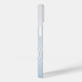 Gradient dynamic curve Abstract minimal Monogram Case-Mate iPhone Hülle (Rückseite / Rechts)