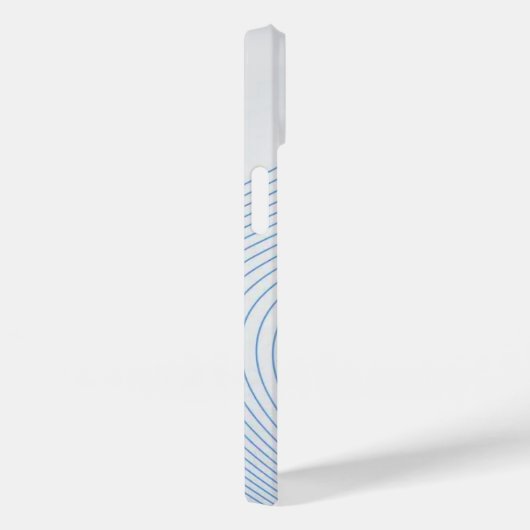 Gradient dynamic curve Abstract minimal Monogram Case-Mate iPhone Hülle (Rückseite / Rechts)