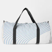 Gradient dynamic curve Abstract minimal Monogram Duffle Bag (Vorderseite)