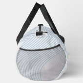 Gradient dynamic curve Abstract minimal Monogram Duffle Bag (Rechts)