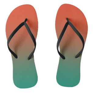 GRADIENT Einfache und farbige Slim-Strahlen Flip F Badesandalen