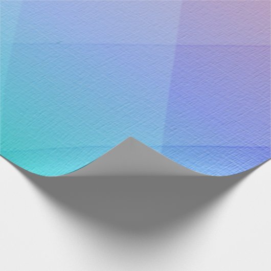 GRADIENT FARBFARBIGE TEXTURED PATTERN GESCHENKPAPIER (Ecke)