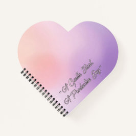 Gradient Field - Modern Cover Art Notizblock