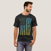 Gradient Flag 01 Platten zum Sammeln von Datensätz T-Shirt (Vorne ganz)