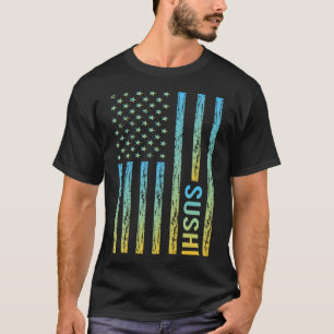 Gradient Flag 01 Sushi Making T-Shirt