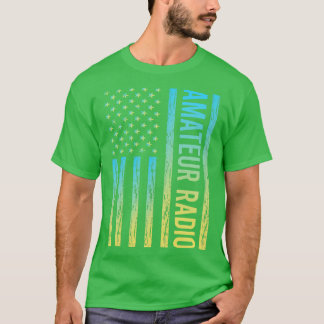 Gradient Flag 02 Amateur Radio Ham Radio T-Shirt