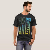 Gradient Flag 02 Geografie T-Shirt (Vorne ganz)