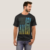 Gradient Flag 02 Metal Detection Detectorist T-Shirt (Vorne ganz)