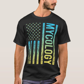 Gradient Flag 02 Mycology Mycologist Mushroom Mush T-Shirt