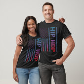 Gradient Flag Hip Hop Hiphop T-Shirt (Unisex)