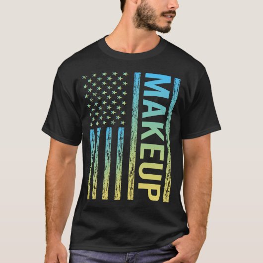 Gradient Flag Makeup T-Shirt (Vorderseite)