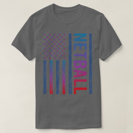 Gradient Flag Netball T-Shirt (Design vorne)