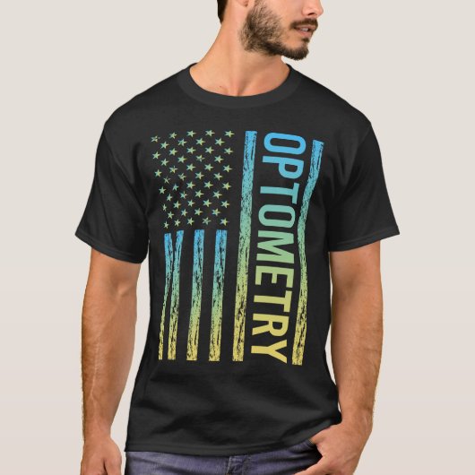 Gradient Flag Optometrie T-Shirt (Vorderseite)