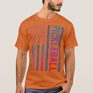 Gradient-Flagge Pickleball T-Shirt