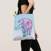 Gradient Floral Elephant Tasche (Von Nahem)