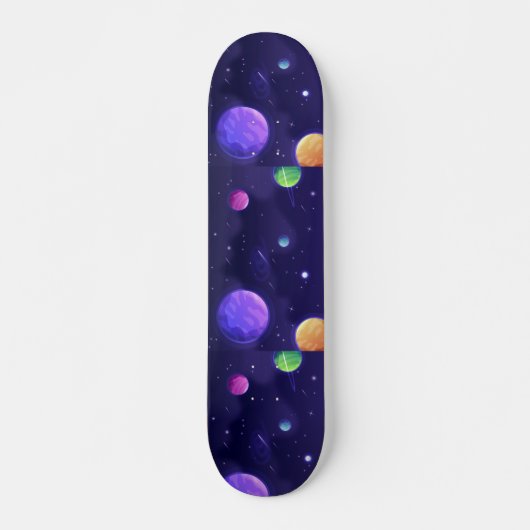 Gradient Galaxy Skateboard (Vorne)
