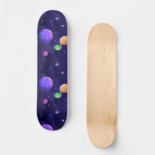 Gradient Galaxy Skateboard