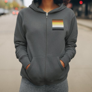 Gradient Gay Bären-Pride-Flagge - Farbige Bärenfla Hoodie