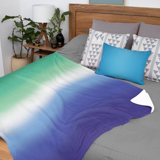Gradient Gay MLM Pride Flag - farbenfrohe MLM Flag Sherpadecke