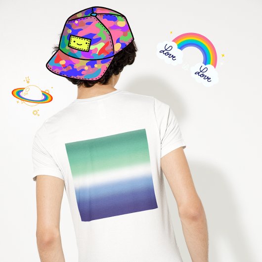 Gradient Gay MLM Pride Flag - farbenfrohe MLM Flag T-Shirt
