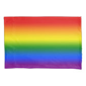 Gradient Gay Rainbow Prilag LGBTQ Kissenbezug (Vorderseite-Links)