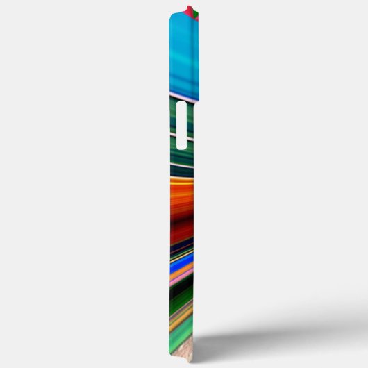 Gradient gebogene Streifen und metallische Scheibe Case-Mate iPhone Hülle (Rückseite / Rechts)