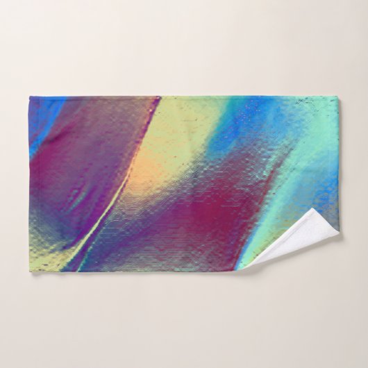 Gradient gefärbte Felsdüne mit weichem, hellem Badhandtuch Set (Handtuch)