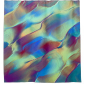 Gradient gefärbte Felsdüne mit weichem, hellem Duschvorhang (Vorderseite)