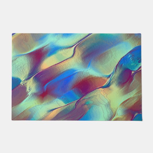 Gradient gefärbte Felsdüne mit weichem, hellem Fußmatte (Vorderseite)